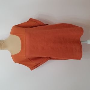Bellambia Burnt Orange Blouse, Size 3x